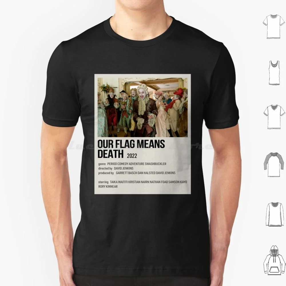 2022 Movie Our Flag Means Death Comedy Adventure T Shirt Big Size 100% Cotton Our Flag Means Death Stede Bonnet Ofmd Edward #1