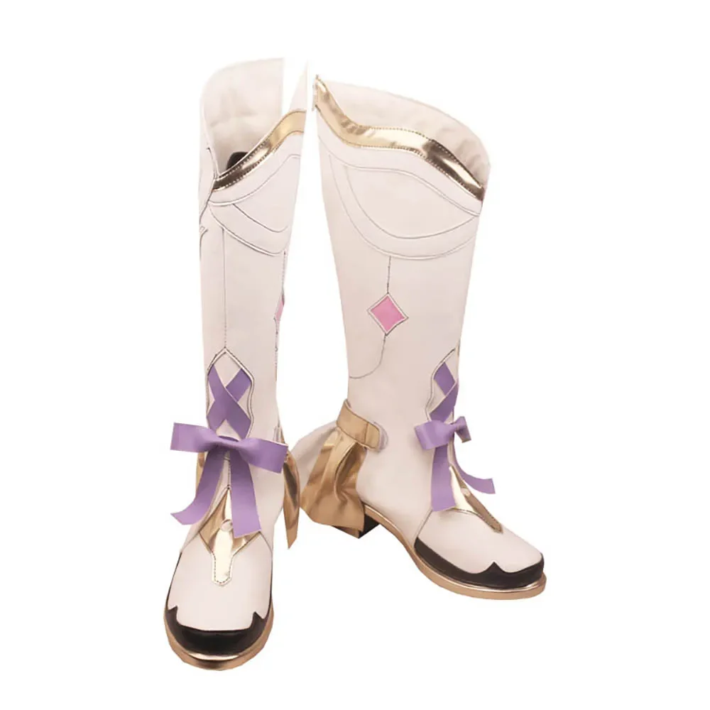 Honkai Impact 3 Elysia Herrscher of Human Ego Cosplay Boots Customized Leather Shoes for Adults and Kids