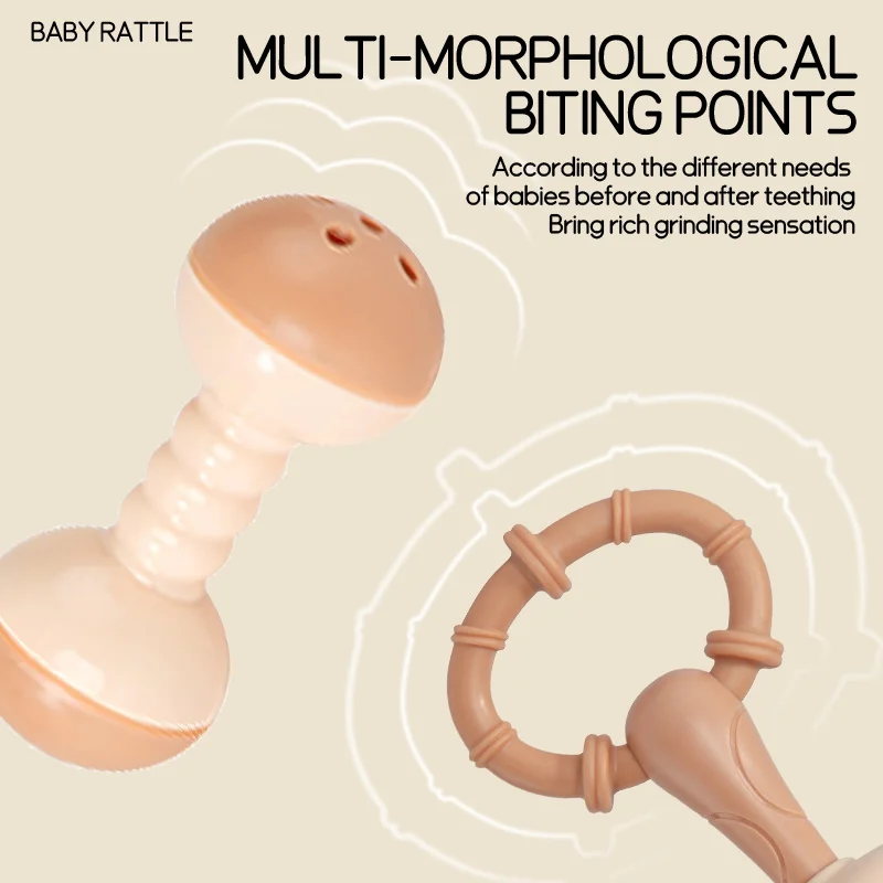 Jouet de cloche interactif pour adolescents, plusieurs styles de tambours d'applaudissements à la main avec un mécanisme à bascule, cadeaux du Nouvel An et de Noël