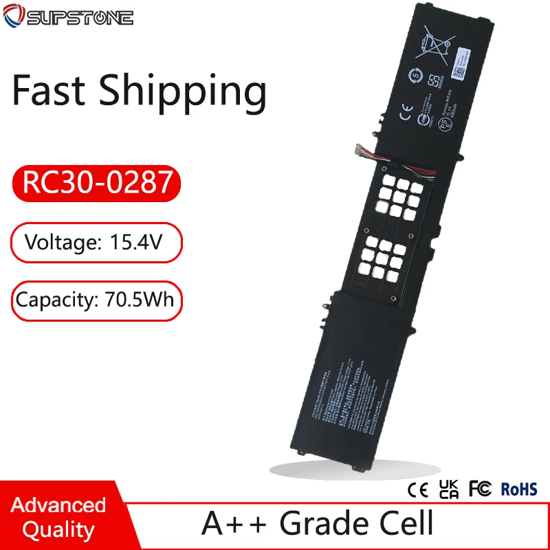 RC30-0287 Laptop Battery For Razer Blade Pro 17 2019 2020,RZ09-0329,RZ09-0314,RZ09-0287 RZ09-0368AEC2 RZ09-0406BEA3 41CP4/62/115