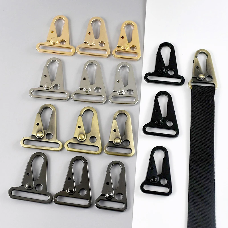 

5/10Pcs 20-38mm Backpack Carabiner Clips Metal Buckles Bag Strap Eagle Mouth Buckle Dog Collar Webbing Connect Snap Trigger Hook