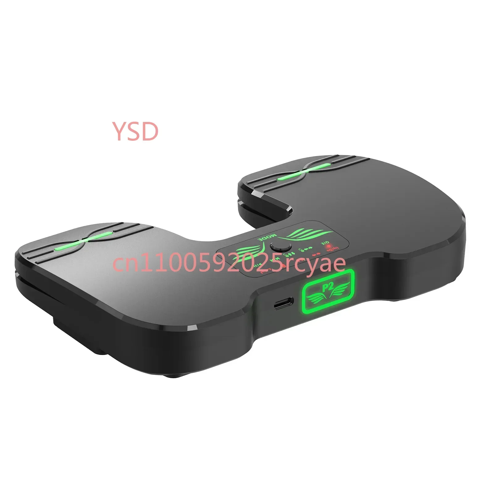 Wireless Foot Pedal Double Switch Music Page Turner for Tablets Phones Bluetooth Foot Pedal with Anti-Skid Pad Remote Control