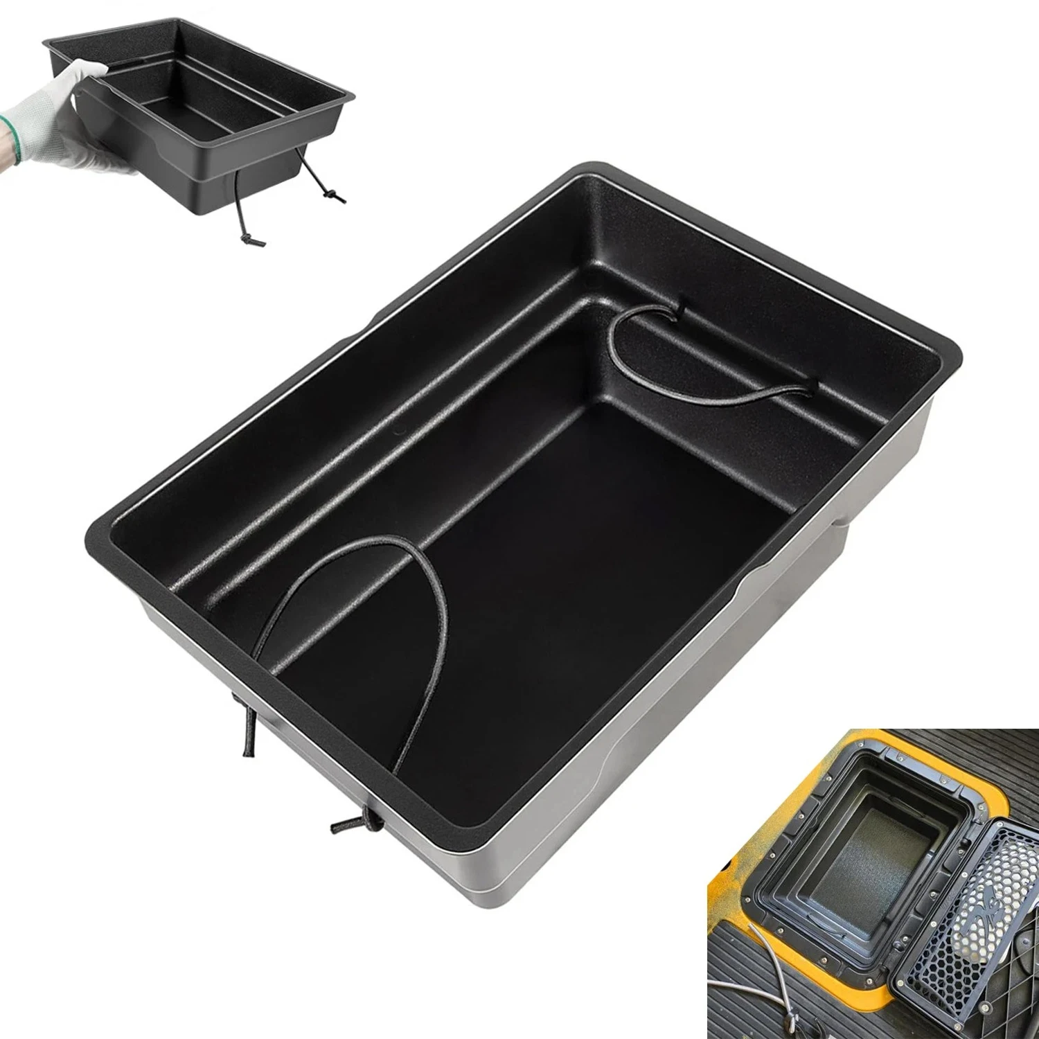 

ESUYA Kayak Hatch Storage Bucket for Hobie Cat Mirage Kayaks Shallow Fishing Tackle Storage Bucket for Gear Organization