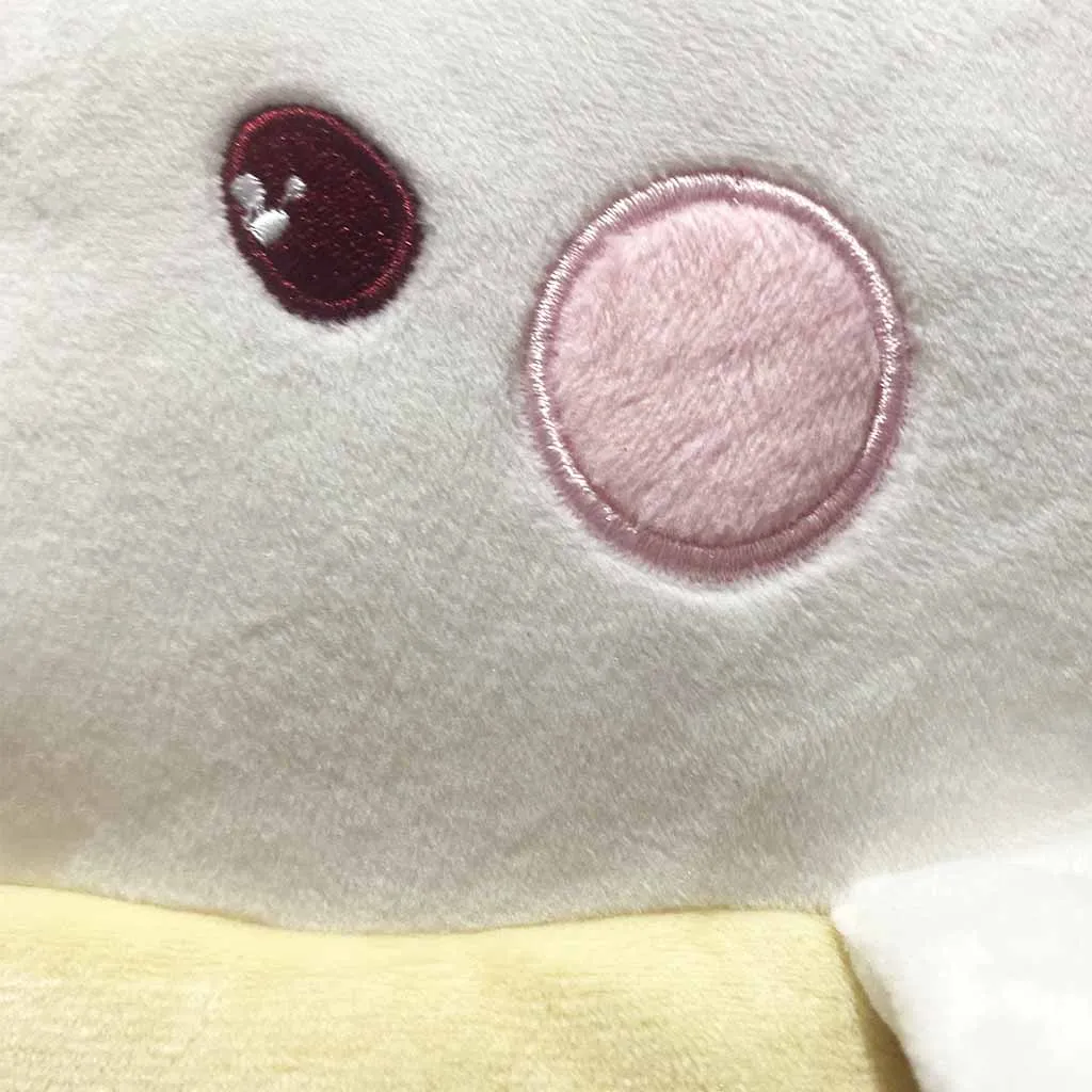 30cm Genuine Molang Cute White Rabbit Kawaii Plush Toy Throw Pillow Appease Cushion Cartoon Anime Figure Stuffed Doll Birthday C