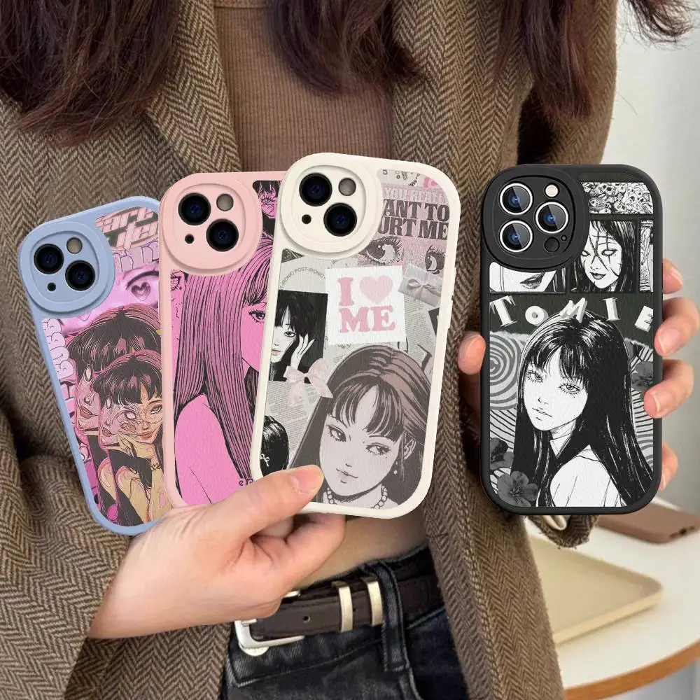 

Популярный чехол для телефона с манга-персонажем Томи Каваками для iPhone 16 15 14 13 12 11 Pro Max Plus, кожаный, ударопрочный