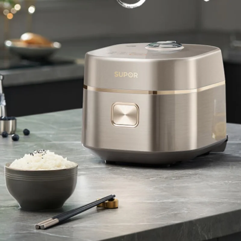 Supor 2L Copper Crystal IH Rice Cooker with Far-Infrared Penetrating Heating Technology and Touch Control 220V