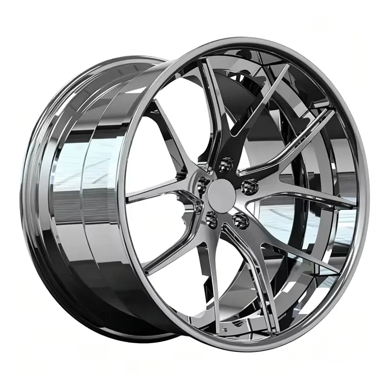 i 16-22 Inch Borui Custom Deep Concave Forged Racing Wheels Silver Finish Multi Spoke New Aluminum Alloy 20mm/25mm ET