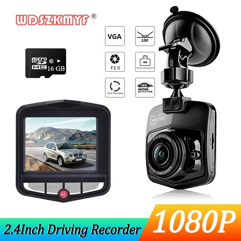 1080P Car DVR Dash Cam for Cars Camera HD Video Recorder for Vehicle Dvrs Night Vision Monitor Parking Vehicle Camera