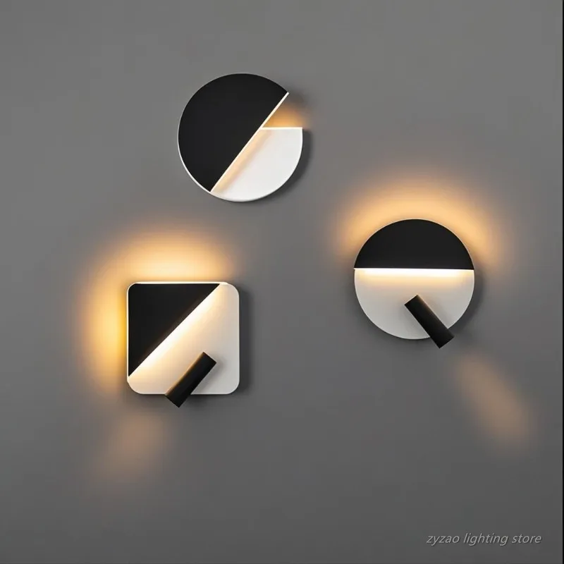 

Nordic LED Bedside Wall Lamp Minimalist Bedroom Corridor Indoor Decor Light Luxury Creative Reading Light Designer Wall Light