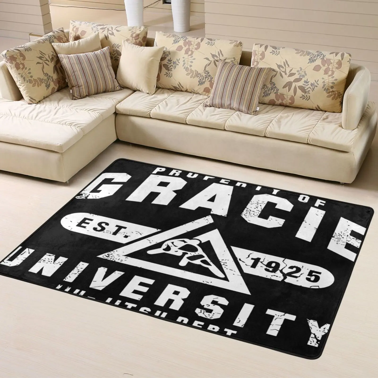 Brazil Jiu Jitsu Gracie Universitygym Martial Arts Training Carpet Plus Size Lounge Rug Home Tatami Home Decor Floor Room Mats