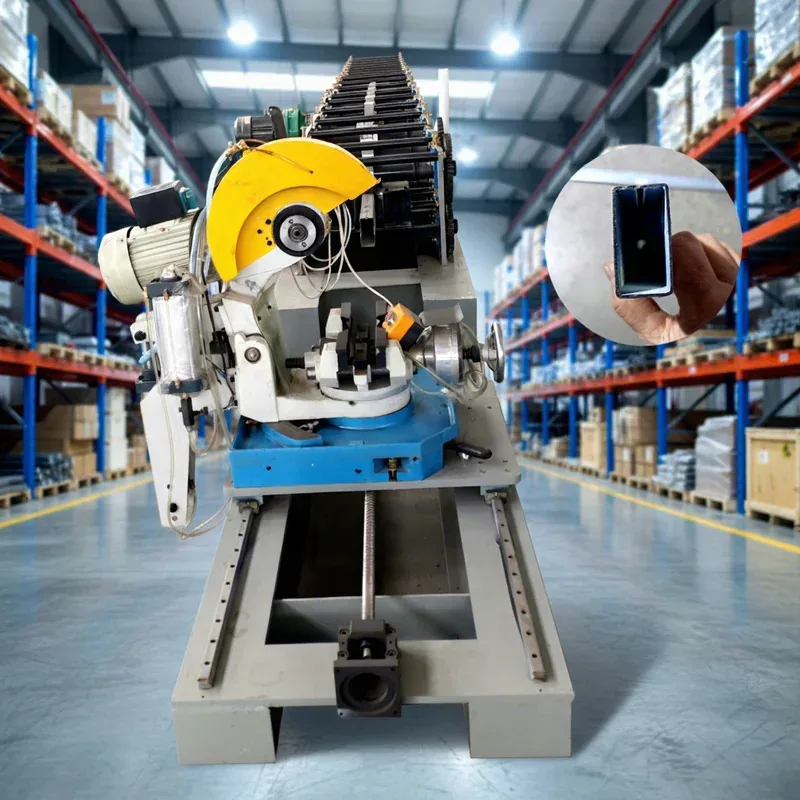 Automatic -Controlled Motor-Driven Hydraulic Square Tube Forming hine Metal Storage Racks Supermarket Shelv PLC