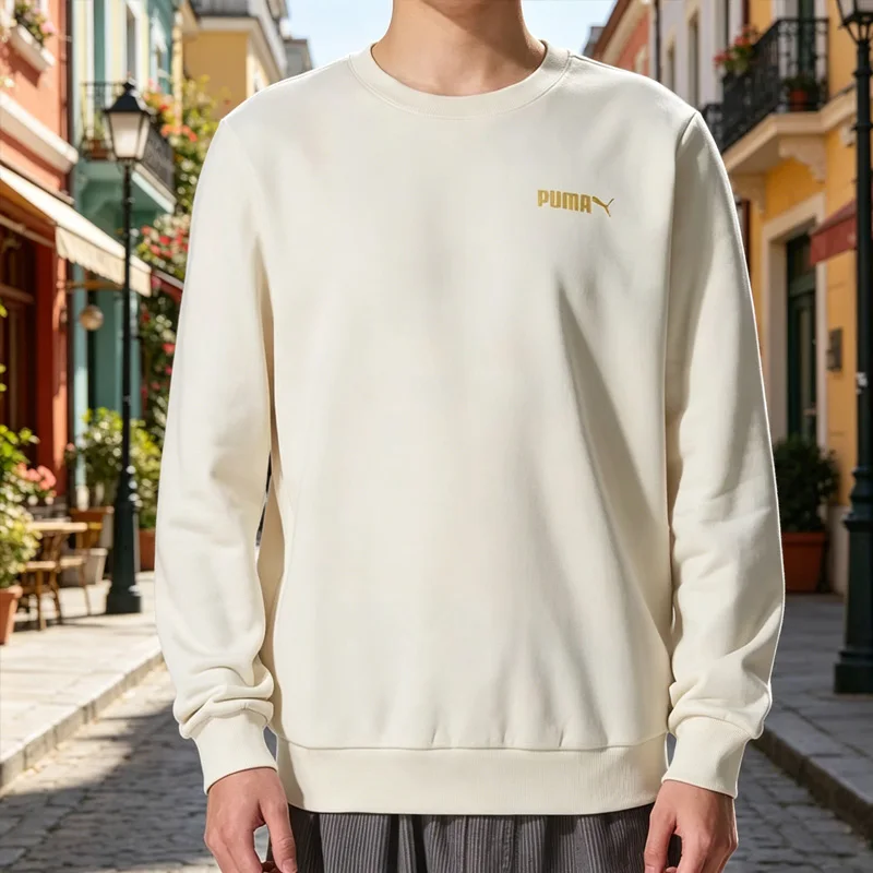 

Мужская толстовка PUMA с флисовой подкладкой 693711-87, теплая повседневная спортивная одежда