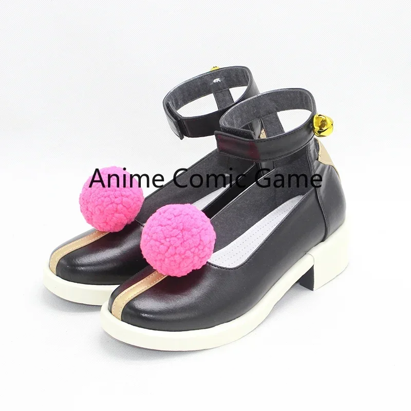 Qiqi Cosplay Schuhe Anime Genshin Impact Qiqi Cosplay Stiefel Halloween Karneval Zubehör für Frauen