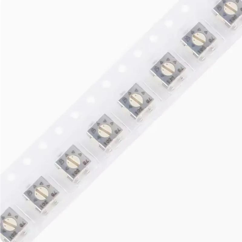 10pcs Singleturn Smd Trimmer Potentiometer Adjustable Resistance 3314g 50r 100r 200r 500r 1k 2k 5k Ohm