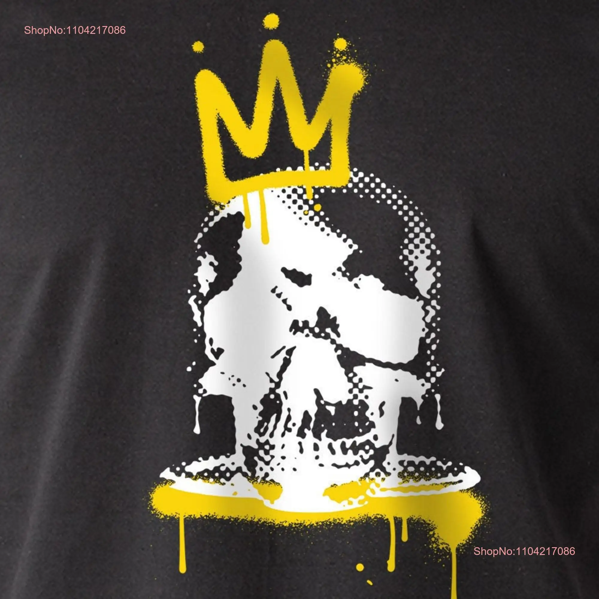 Majestic Macabre King Halloween Skull T Shirt Rule the spooky season with regal style in this crown adorned tee Perfect for