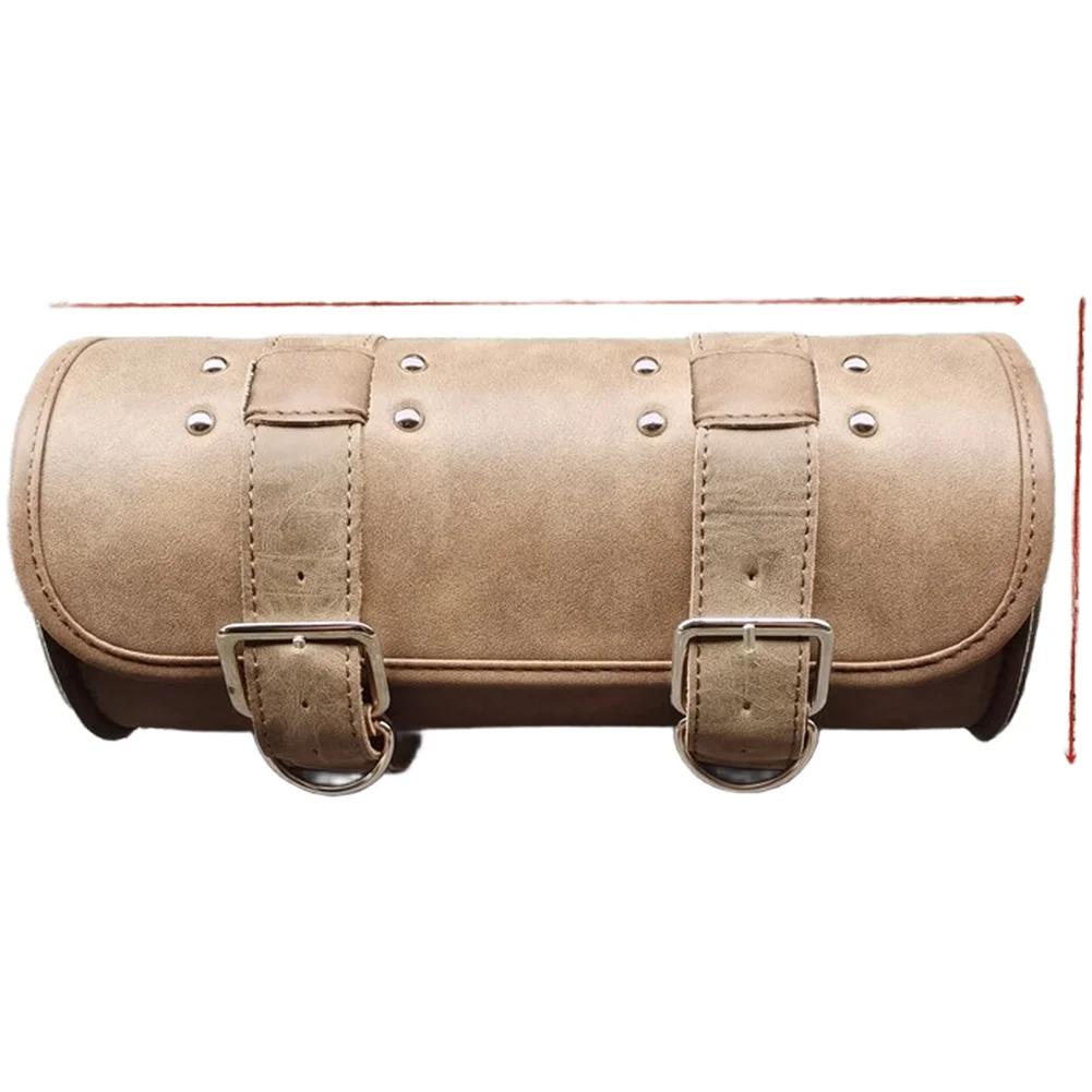 

Сумка для хранения руля мотоцикла с надежными ремнями с пряжкой. Компактное хранилище из искусственного материала для езды на открытом воздухе.