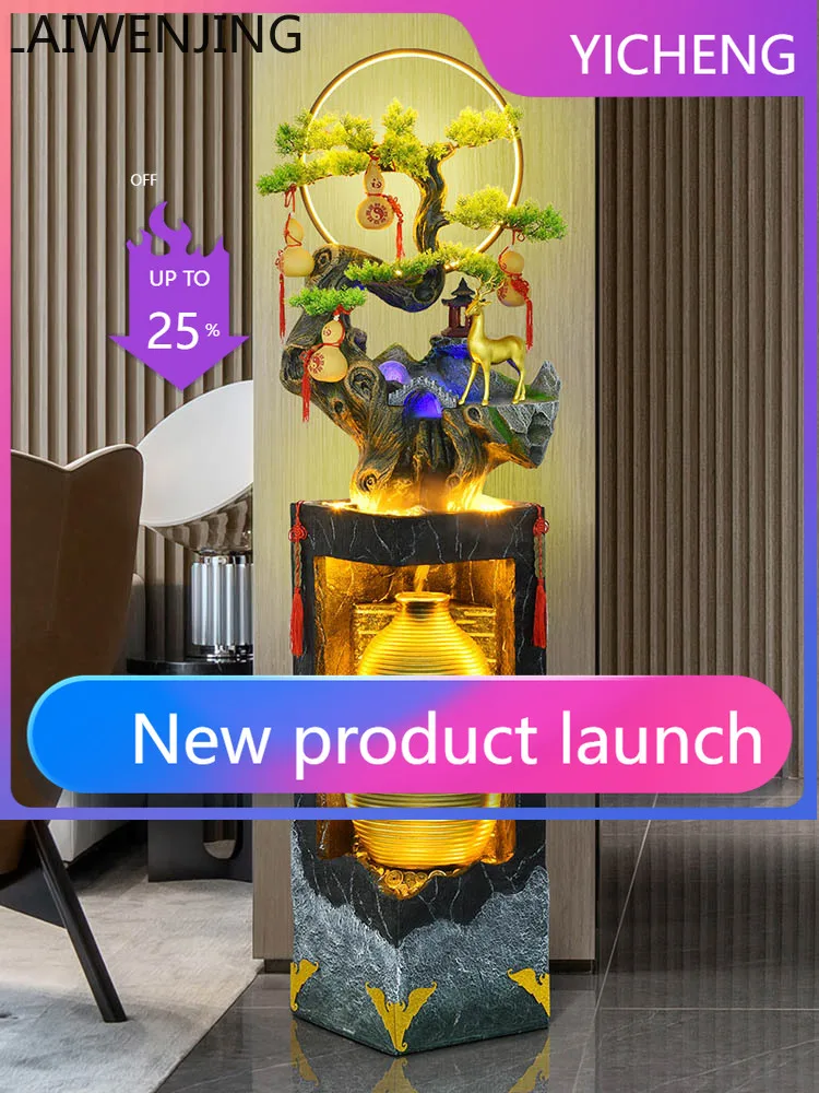 

LYY Flowing Water Curtain Wall Landscape Fish Pond Landscaping Clubhouse Homestay Decoration Ornaments