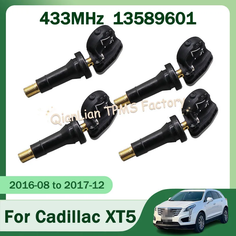

For Cadillac XT5 CT4 CT6 Tire Pressure Monitor Systems 1/4pcs 433HMz 13589601 TPMS Sensor 13598773 13522629
