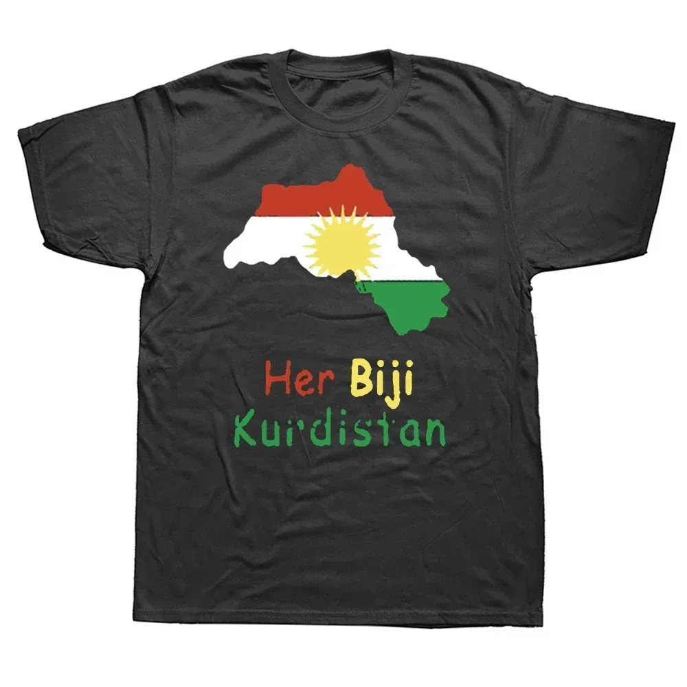 Funny Kurdistan Kurdish T Shirts Graphic Cotton Streetwear Short Sleeve Birthday Gifts Summer Style T-shirt Mens Clothing