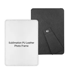Wholesale Thermal Transfer Photo Frame PU Blank Photo Frame Thermal Sublimation Album Home Decoration Table Gifts