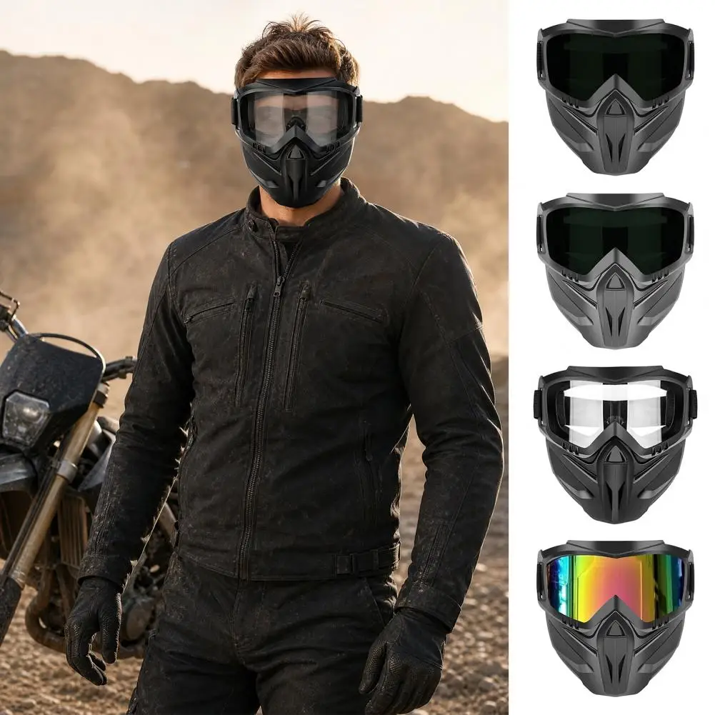 2Pcs Full Face Shield Goggles Anti Fog Cycling Mask Adjustable Safety Goggles with Ventilation for Grinding Woodworking