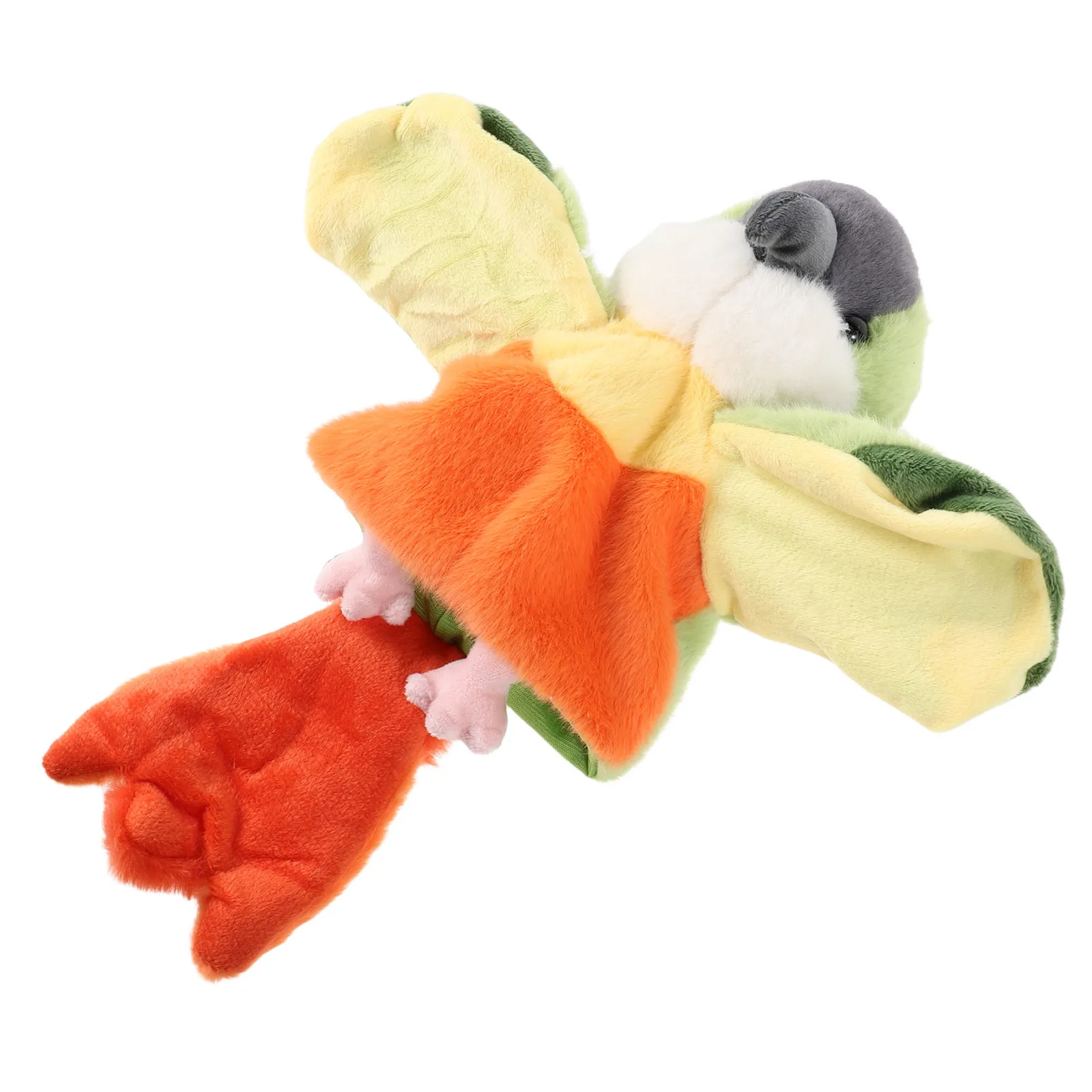 

Parrot Hand Puppet Soft Stuffed Animal for Kids Pretend Play Storytelling Educational Teaching Tool Preschool Puppet Theater