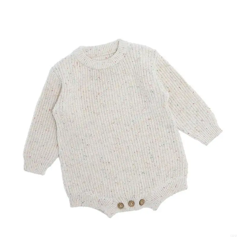 machine-washable-soft-speckled-cotton-romper-for-baby-0-2-years-easy-clean