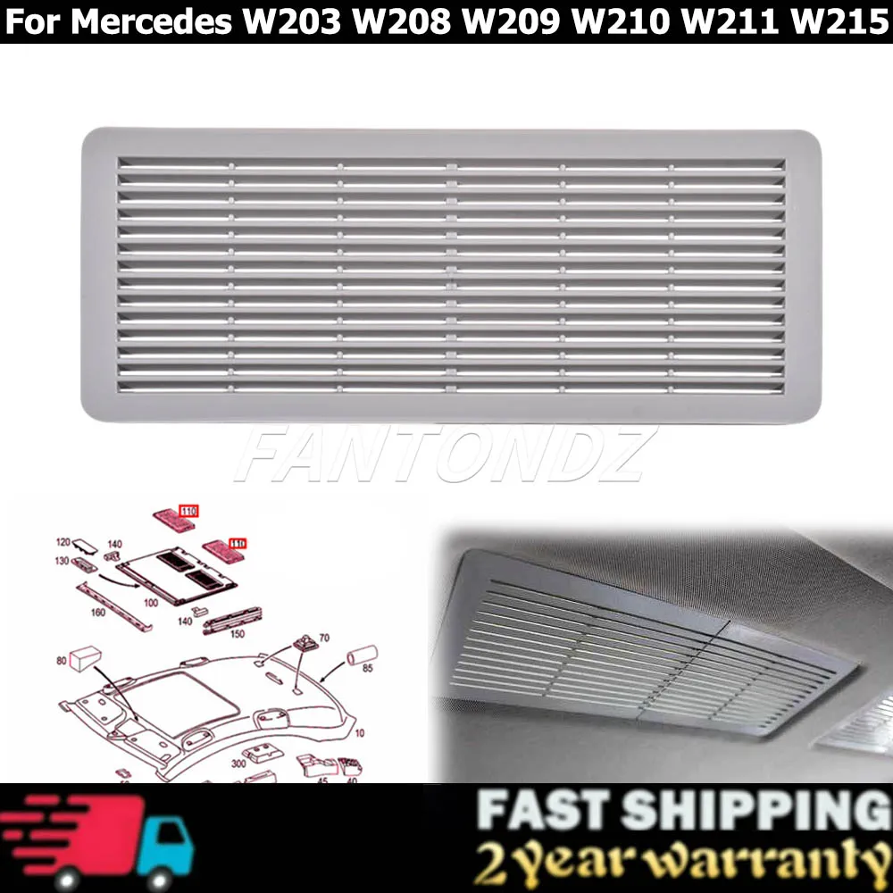 Sunroof Ceiling Grille Cover Trim For Mercedes W203 W208 W209 W210 W211 W215 W219 W220 W240 A2117840644