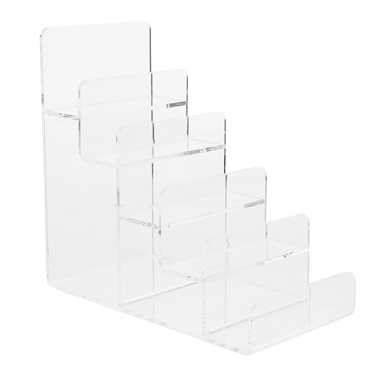 

Acrylic Display Layers Purse Storage Rack Display Wallet Tiered Shelf 3 5cm Clear Step Bag Stand Bag Holder Stand
