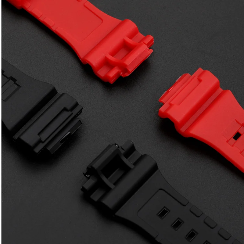 Para Casio G-SHOCK reloj cuadrado pequeño DW-291H DW-290 W-218H W-219H A158W correa de reloj modificada pulsera de goma de silicona para hombres 18mm