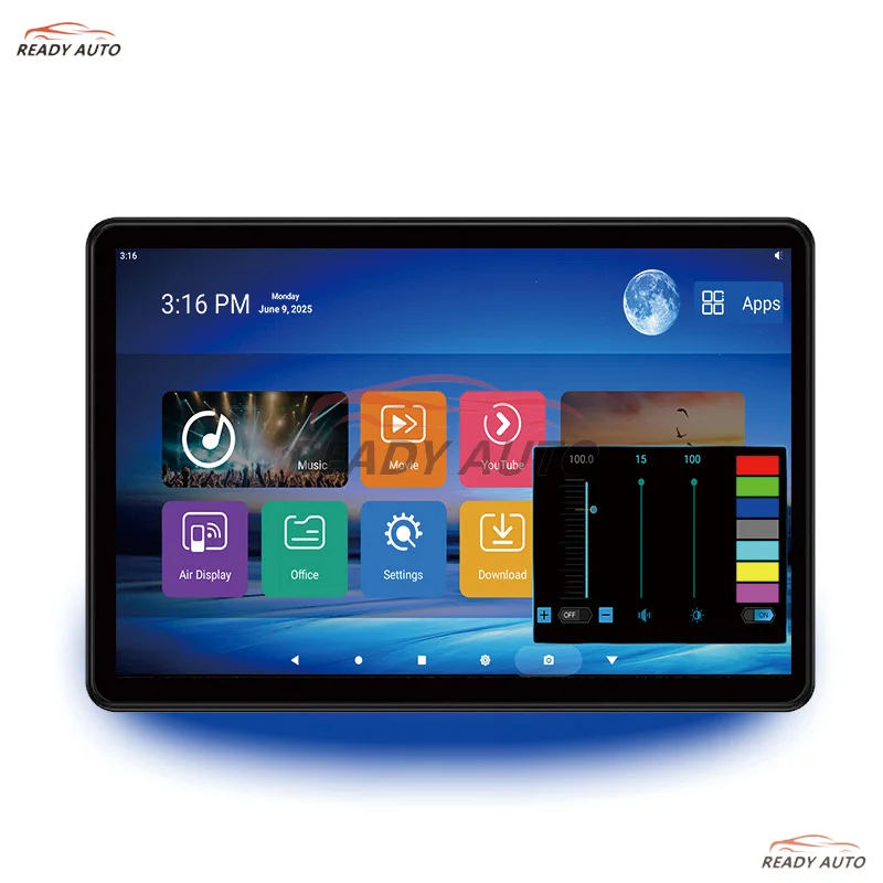  14 Zoll 8 + 128 GB HD 4K Auto-TV-Bildschirme Android14.0 Kopfstützenmonitor 8-Core Cortex RK3566 5G WiFi Rücksitz Unterhaltungssystem – Detail 6