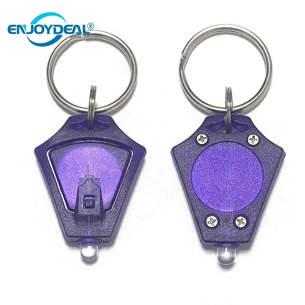 10pcs Mini Bright LED Micro Light Keychain Squeeze Light Flashlight with Hook for Camping Outdoor Equipment