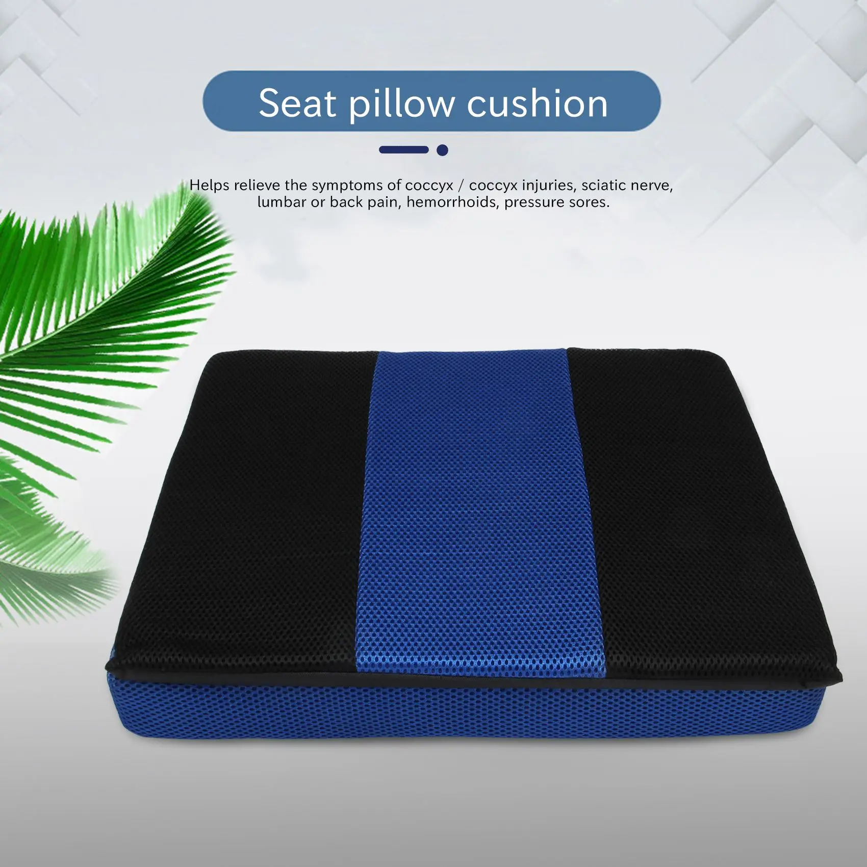 Breathable Cushion Seat Wheelchair Pillow Cushion Anti-Decubitus Lumbar Support Seat Cushion Office Chair Pillow