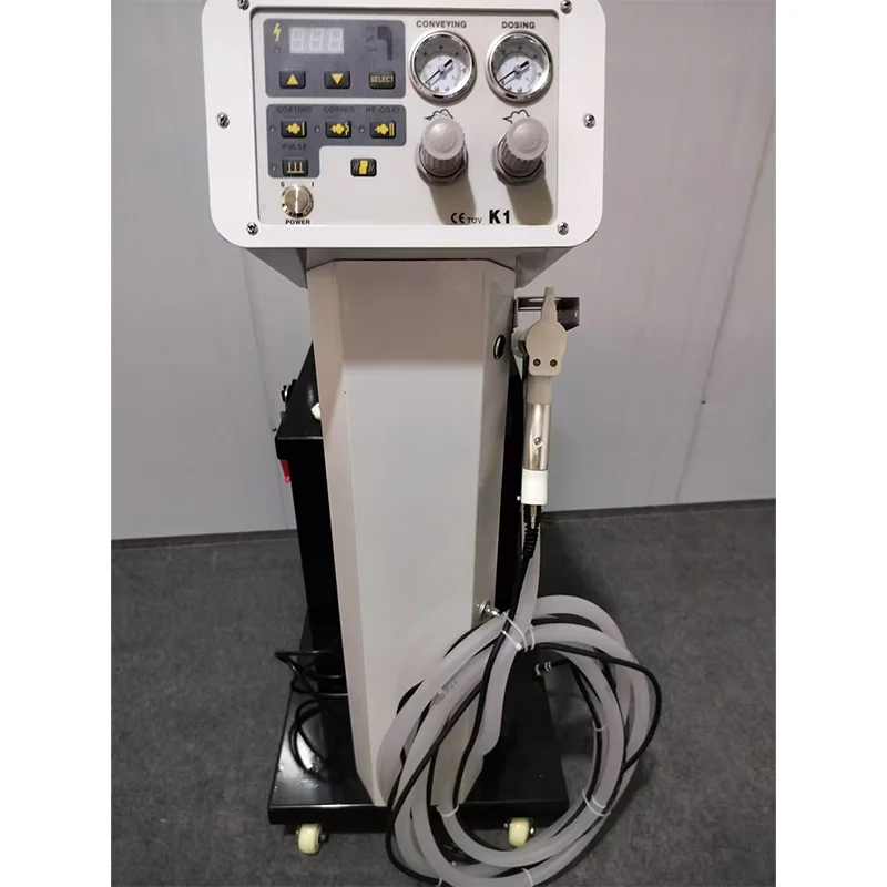 

K1 Factory Direct Sales 100kv Adjustable Voltage Manual Professional Christmas Tree T-Shirt Electrostatic Flocking Machine