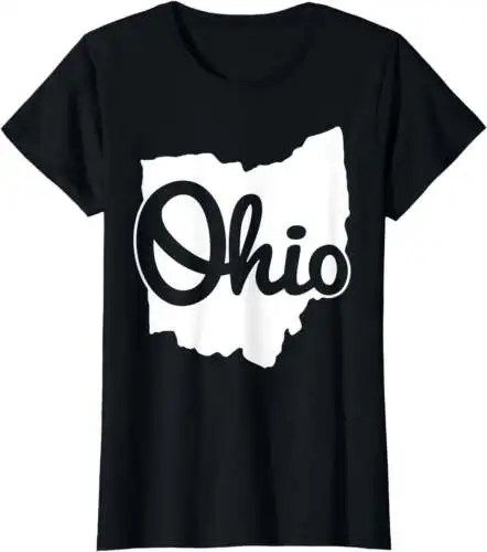 I Love My Ohio Home Script Ohio TShirt Buckeye State Shirt