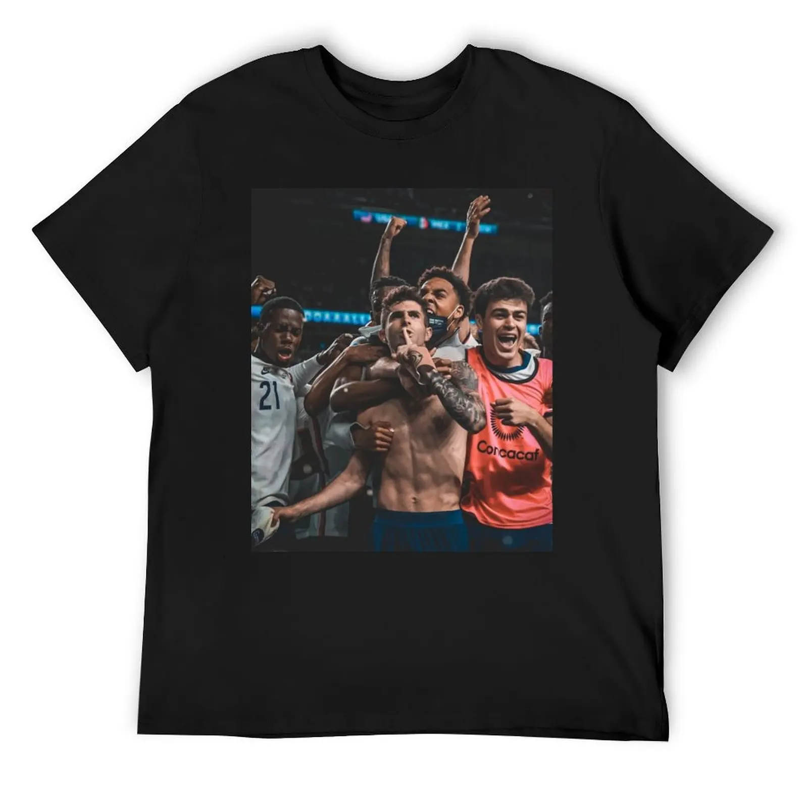 

Pulisic Shh USMNT Soccer T-Shirt blanks Blouse outfits for men