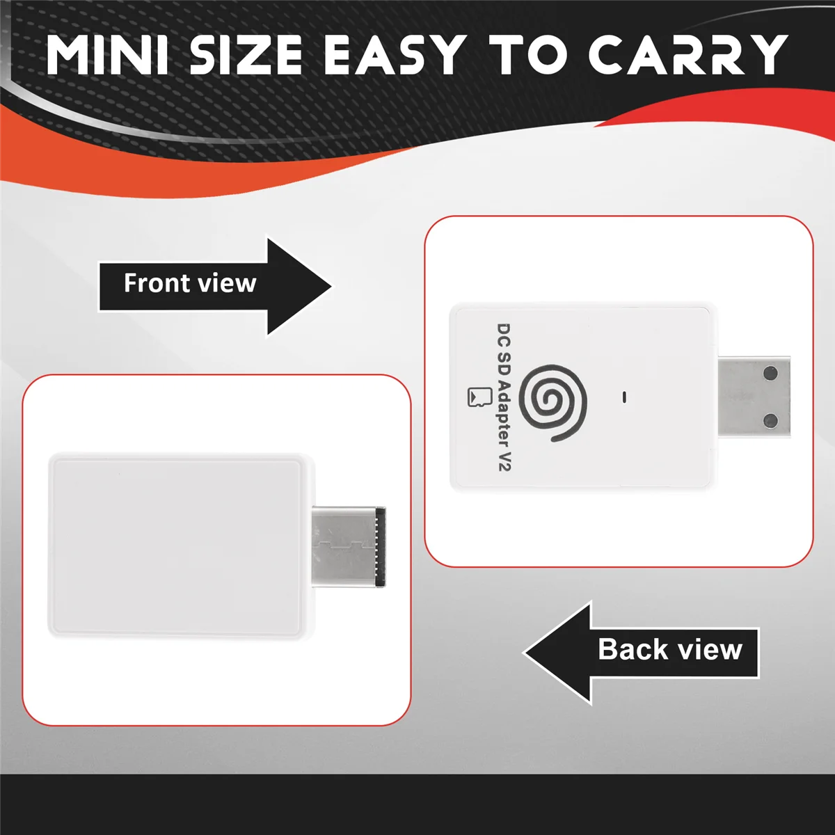 B02B-Dc Sd Tf Card Adapter Reader V2 Voor for Sega Dreamcast En Cd Met Dreamshell Boot Loader