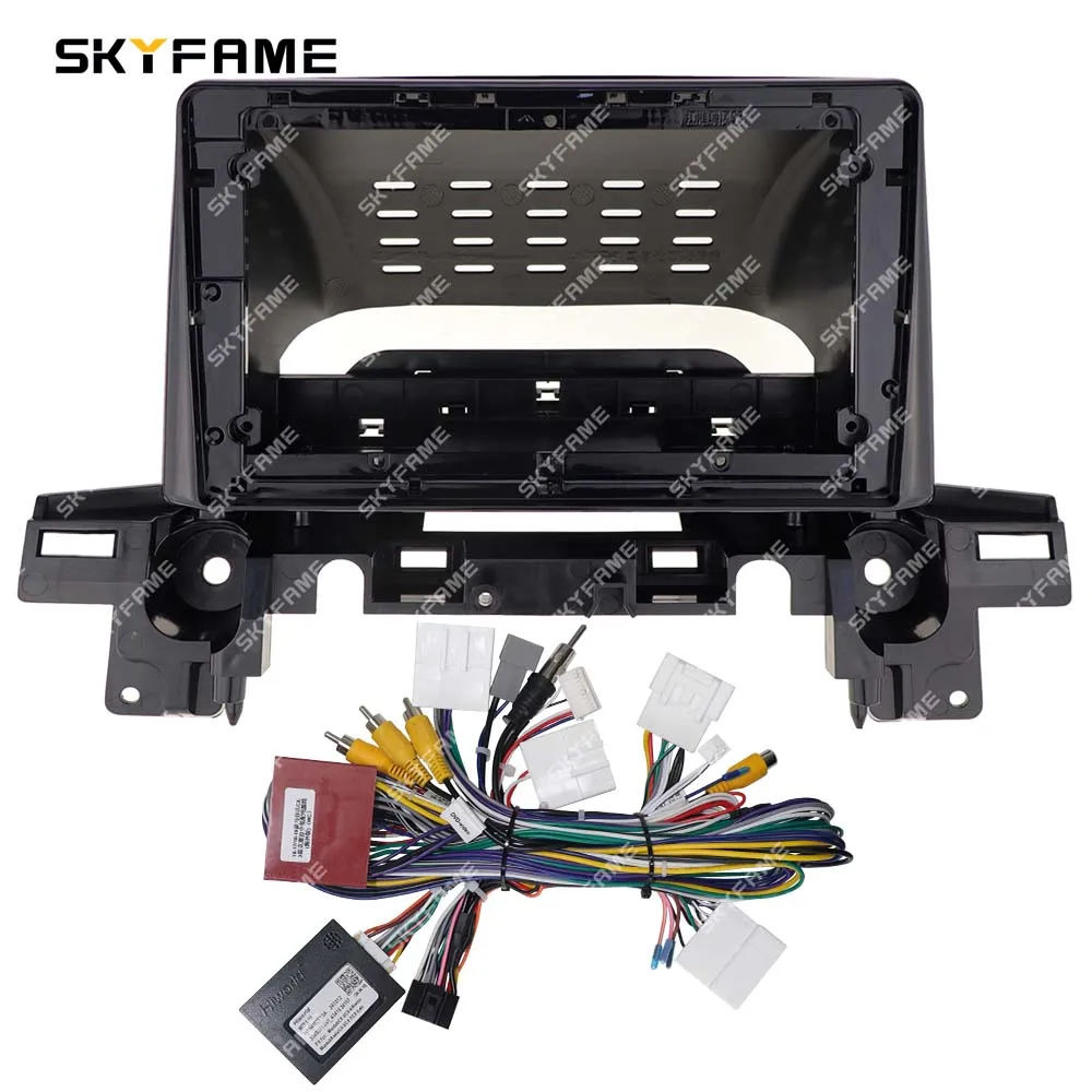 SKYFAME 9/12.3 Inch Car Frame Fascia Adapter Canbus Box Decoder Android Radio Dash Fitting Panel Kit For Mazda CX-5 CX-8