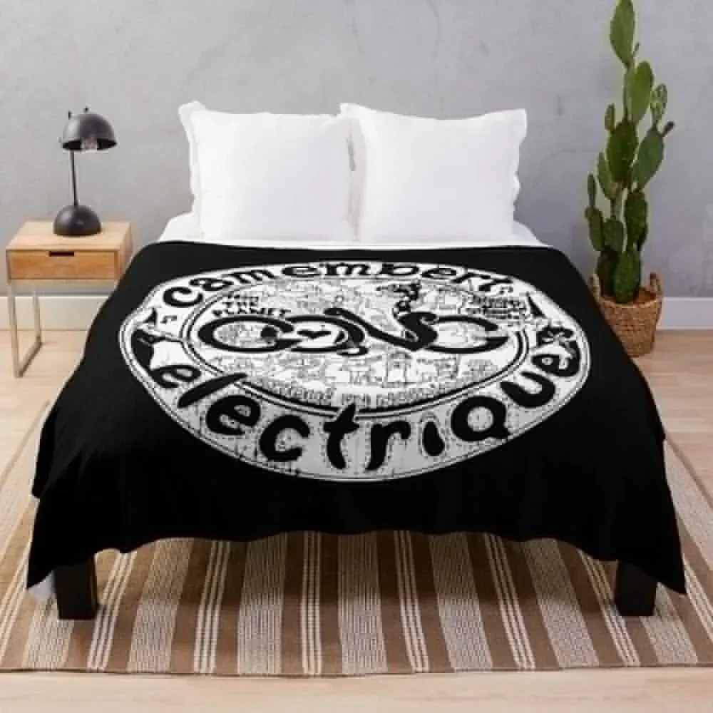 

gong Camembert Electrique T-Shirt Throw Blanket Soft Bedroom Blanket for Night Sleeping