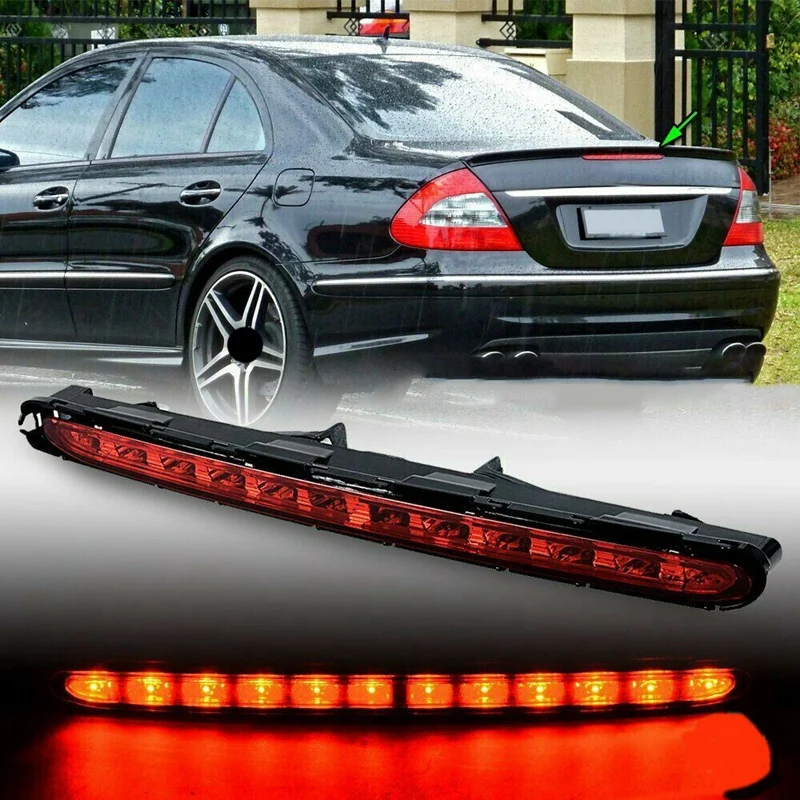 Luz LED trasera de freno alto para Mercedes Benz W211 Clase E 2003-2009, lámpara de freno trasera de tercera y tercera parada, A2118200156