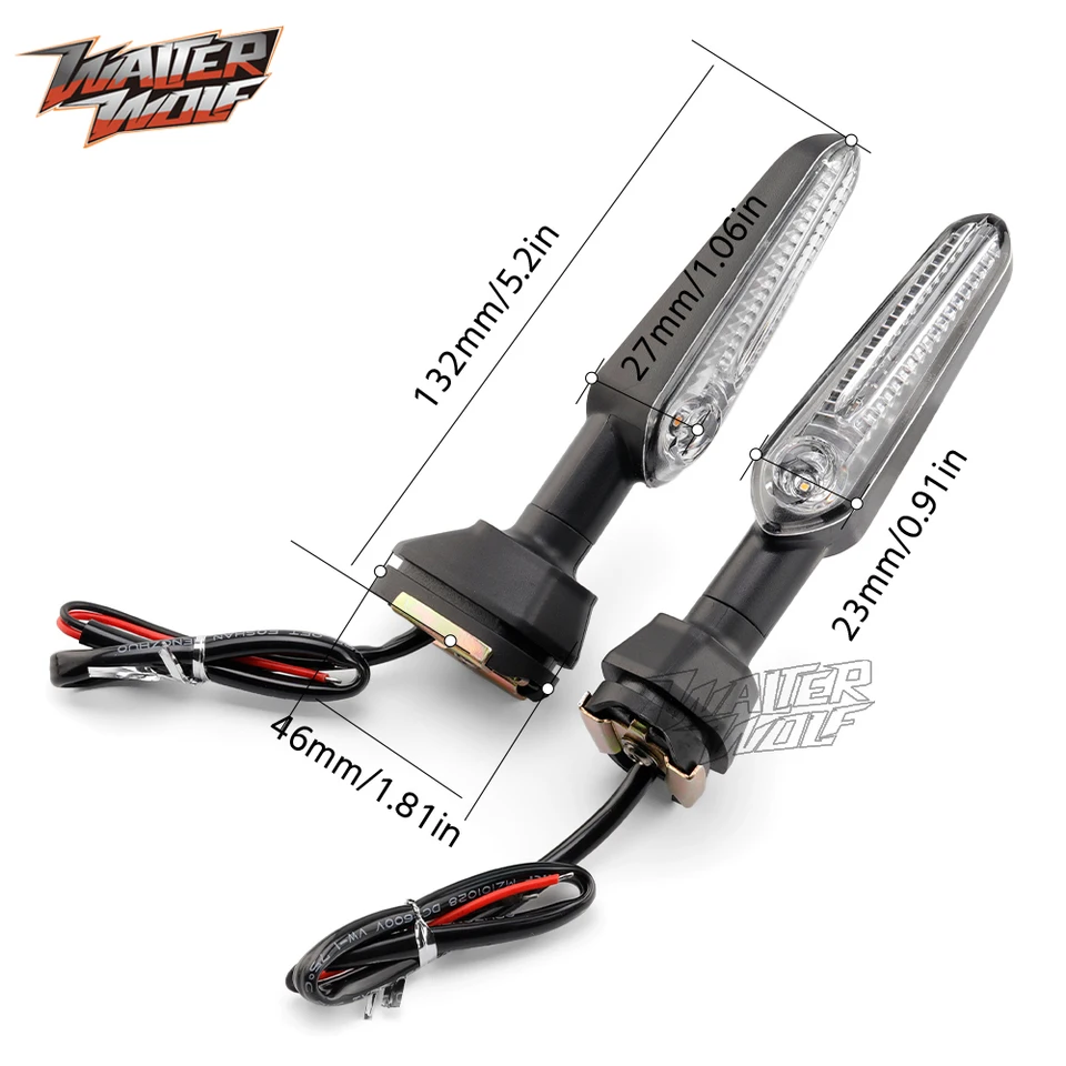 LED Rear Turn Signal Light For KAWASAKI ER6N ER6F NINJA 400 650
