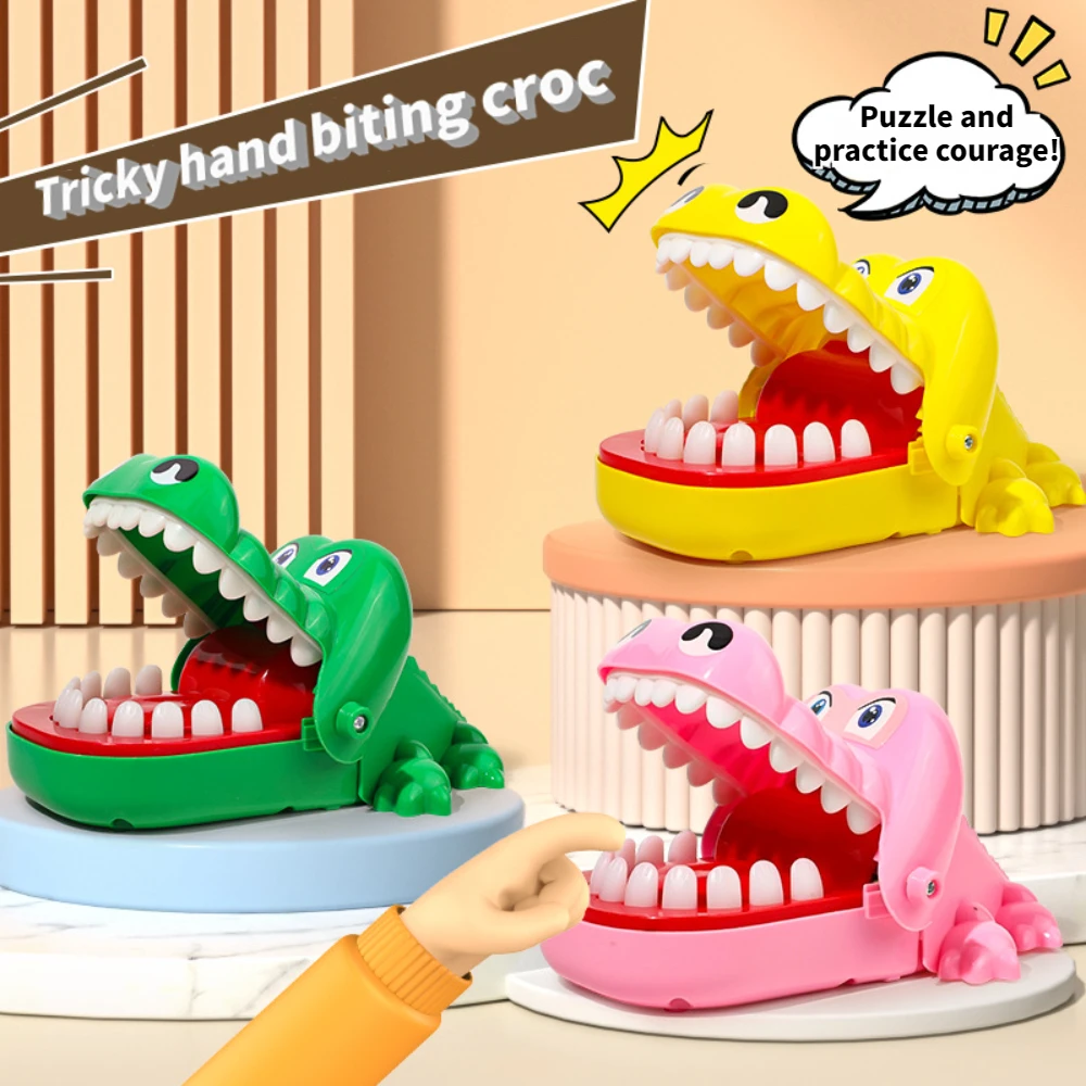 Crocodile Teeth Toys For Kids Alligator Biting Finger Dentist Games Funny For Party And Children Game Of Luck Pranks Kids Toys