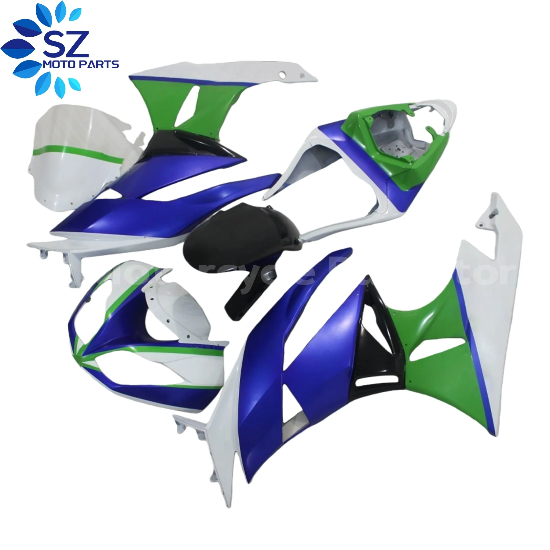 

Injection ABS Bodywork Fairing fit for Kawasaki ZX6R 2009-2012 Motorcycle Full Fairing Kit Cowling
