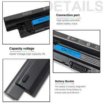 Baterie pro notebooky Dell Inspiron 15-3521, 15-3531, 15-3537, 15-3542, 15-3543, 15R-5521, 17-3721, 17-3737, 17R-5737, 14R-5421. 8 nejlepší prodej Baterie pro Dell 3542 - №7