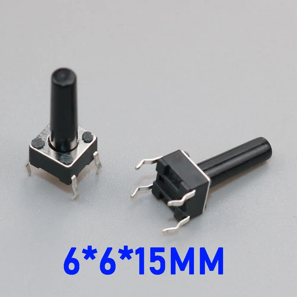 10 Stück/Set 6*6mm Taster-Set, Taktile Drucktastenschalter, Höhe: 4,3 5~13MM DIP 4P Mikroschalter 6x6 Tastenschalter für Arduino – Detail 8