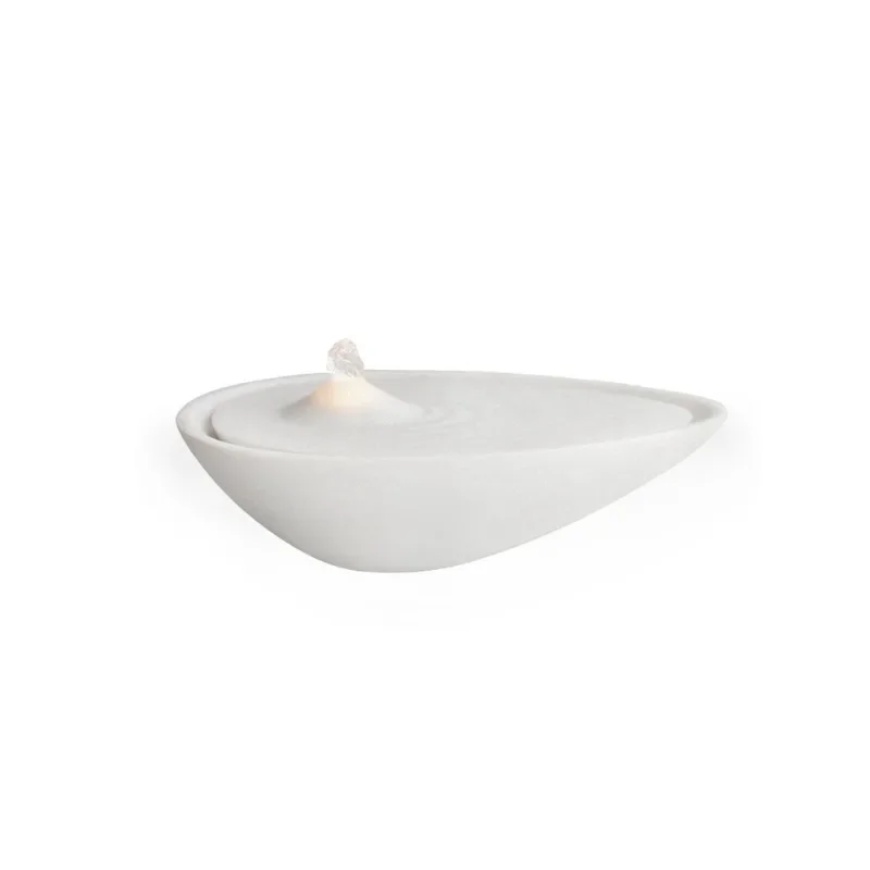 Desktop running water small ornament Home tea room decoration imitation jade light luxury fountain humidification circulating
