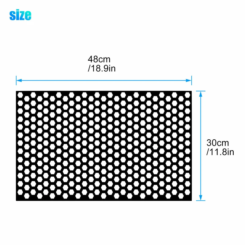 Car Honeycomb Stickers Car Stylish Tail Lights DIY Hollow Protector Decals Auto Rear Lamp Decoration Wrap Film Sticker 48*30cm