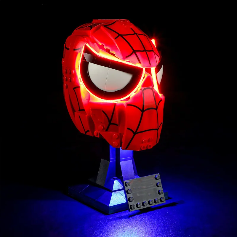 Kit de iluminação LED para LEGO-76285, compatível com modelo de máscara Lego, apenas kit de luz não inclui o conjunto Lego