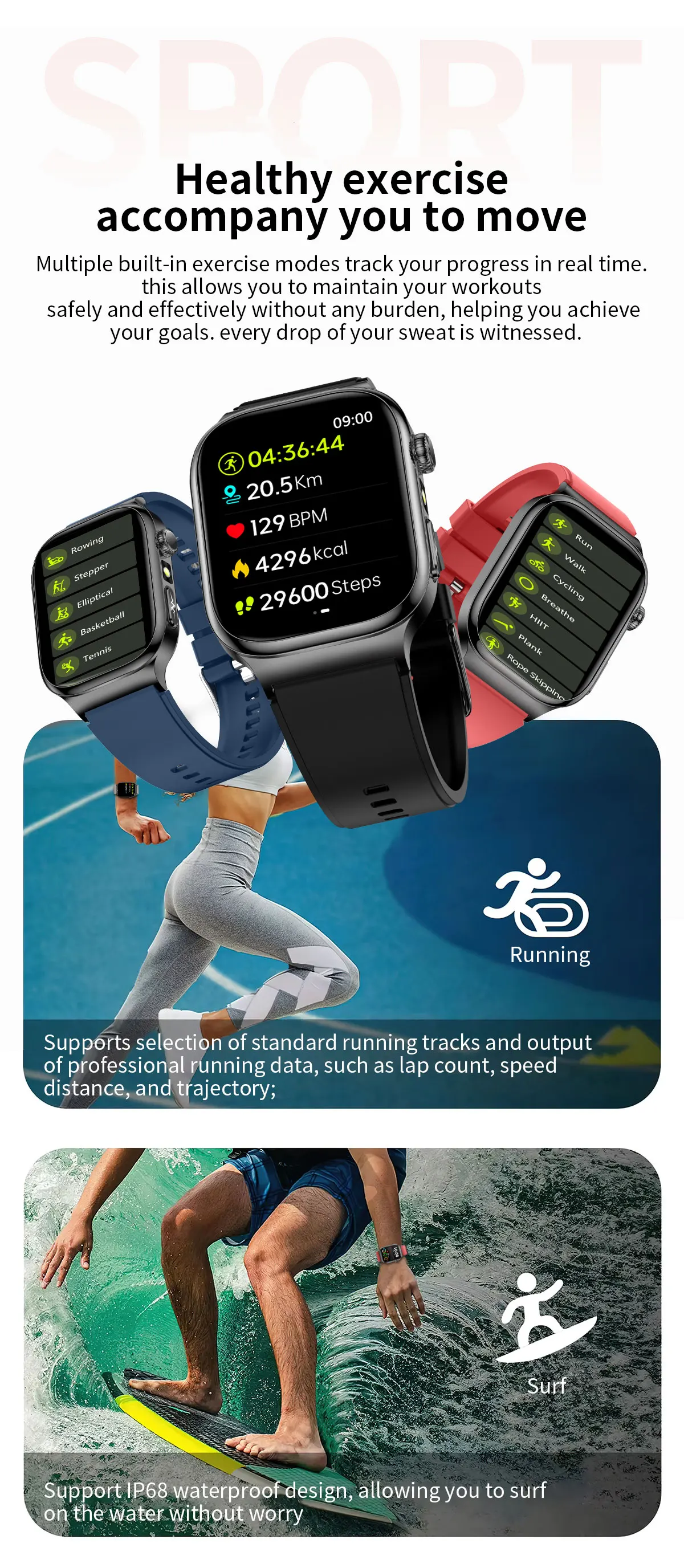 2026 Neue Krankenhausqualität Gesundheits-Smartwatch Körperfett EKG Blutsauerstoff Blutdruck Gesundheits-AMOLED-Bildschirm HD-Anruf Sport-Smartwatches für Herren – Detail 30