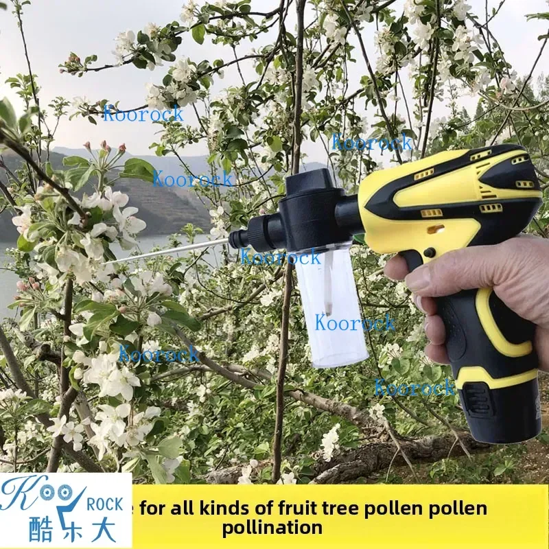 

Electric Fruit Tree Pollinator - Multi-Purpose Powder Sprayer for Apple/Peach/Corn/Kiwi with Ant Control